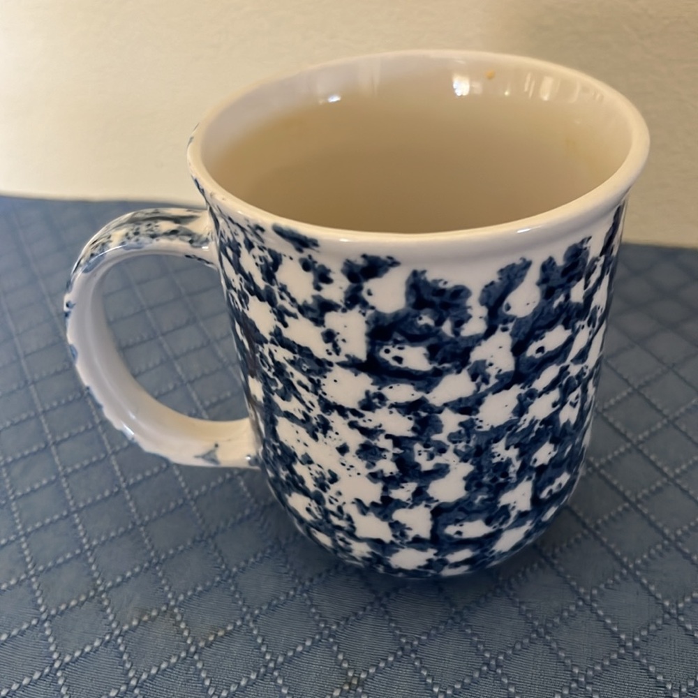 Folk Craft Sponge Mug by Tienshan